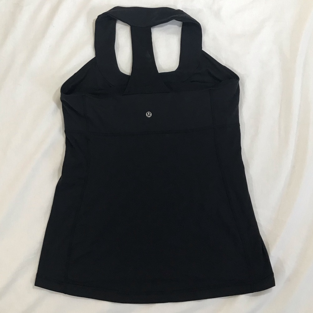 Lululemon Racerback Scoop Neck Tank Top Black (M)